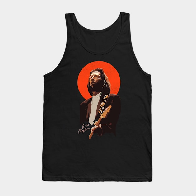 Eric Clapton Art Tank Top by Aldebaran